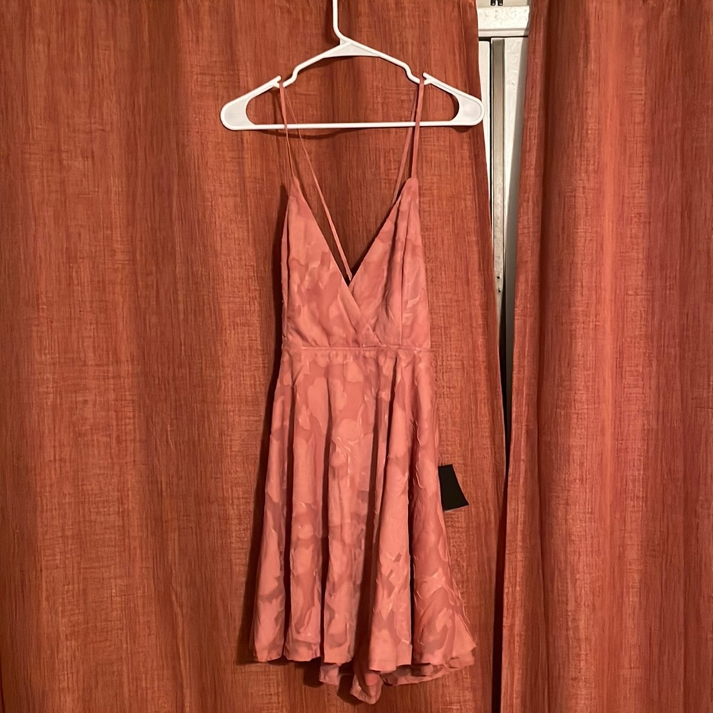 XL Pink Lulu babydoll mini dress